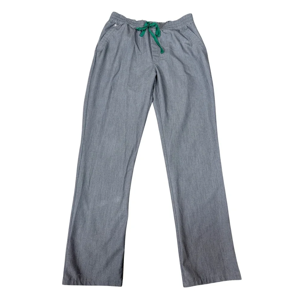 Figs Men's Pisco Graphite Gray Straight-Leg Nurse Scrub Pant Size Medium
